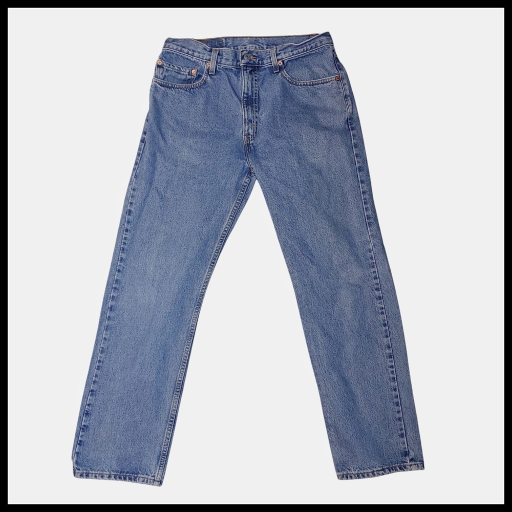 Vintage 1998 Levi's 505 34 x 30 Relaxed Fit Straight Leg - Picture 3 of 12